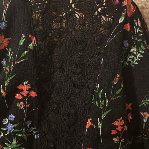 Honey Punch Flowy Long Sleeve Floral Romper - Picture 6 of 10